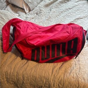 Puma Pink and Blue Duffel Bag for Stylish Travel